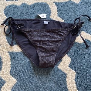 NWT Old Navy Chocolate Patterned Bikini Bottoms